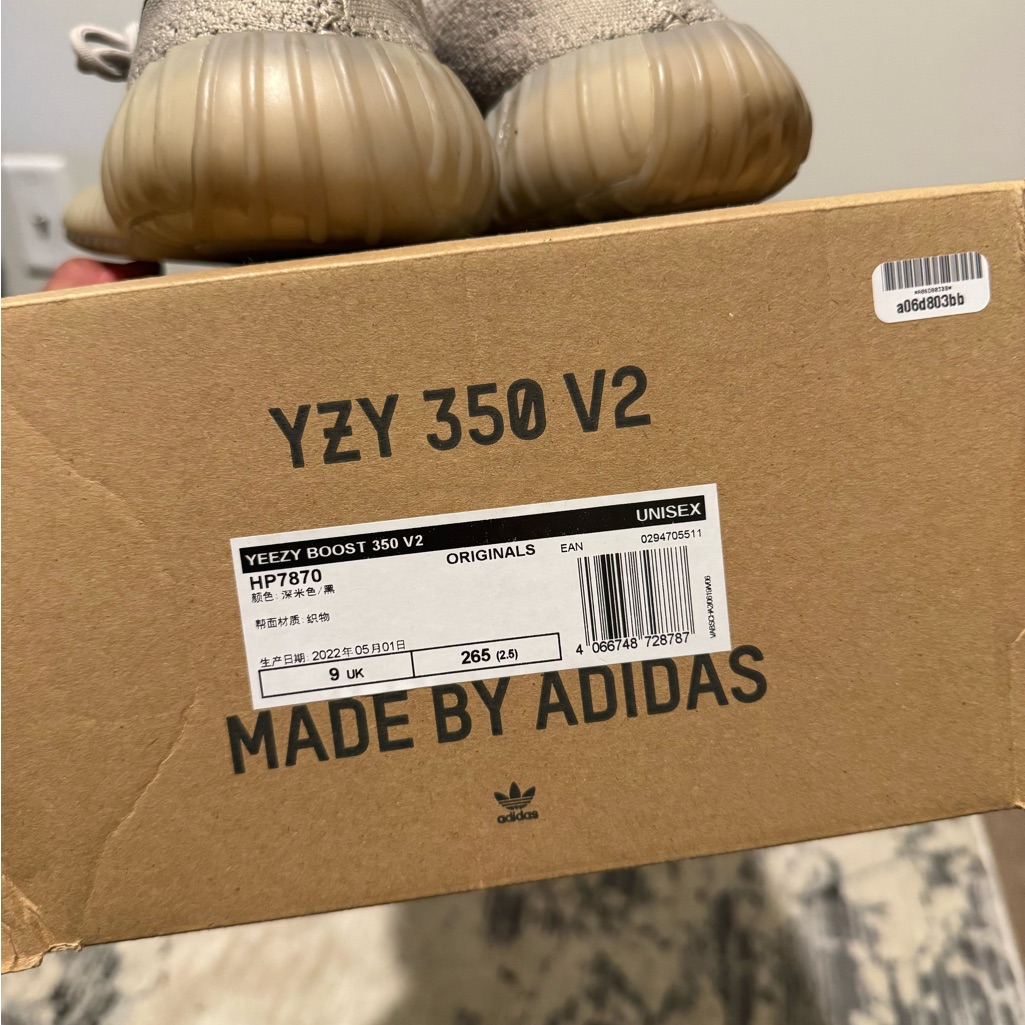 Adidas Yzy 350 V2 Slate
